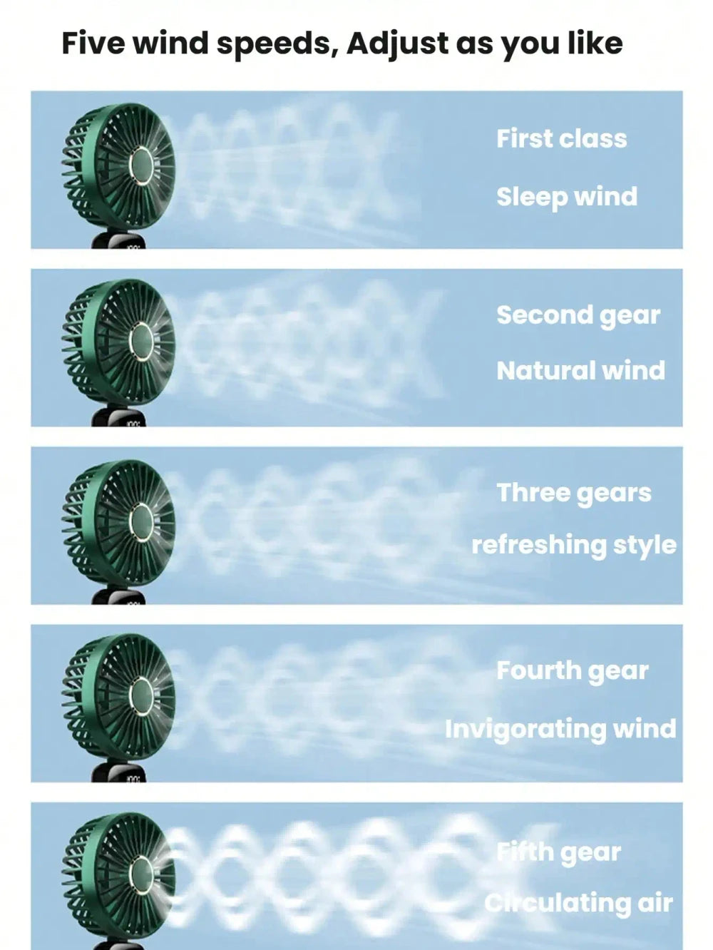 Portable Foldable Handheld Fan