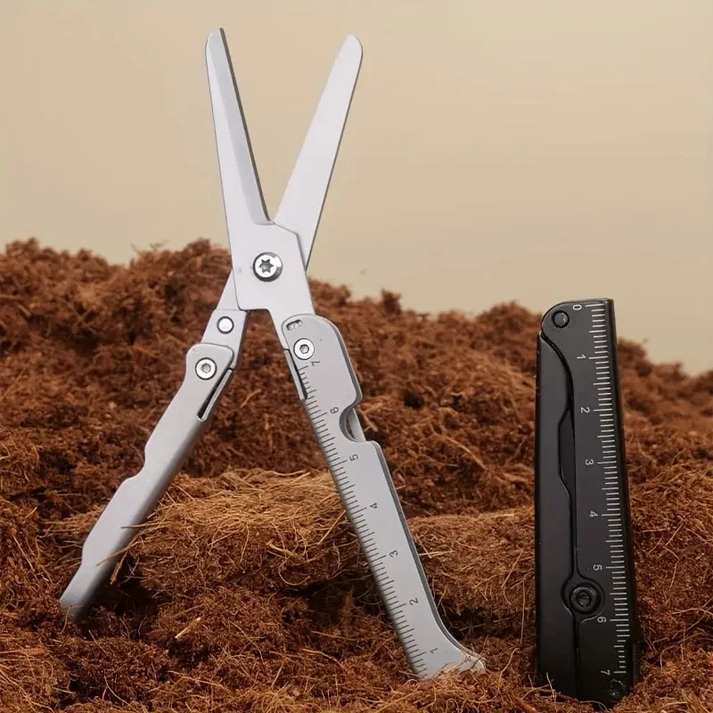 Portable Stainless Steel Folding Scissors